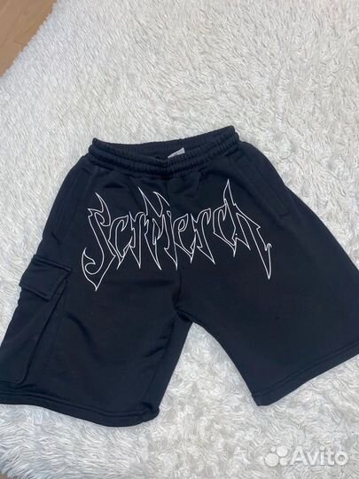 Шорты scr merch черные