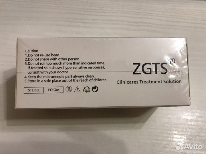 Мезороллер zgts-100 540 игл длиной 1.0 мм