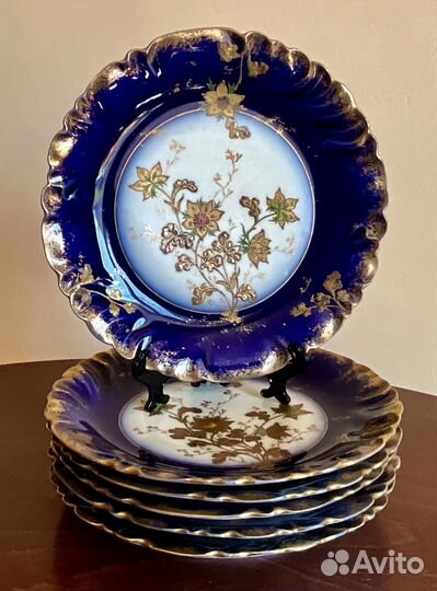 Антикварный сервиз. На 6 персон. Франция
