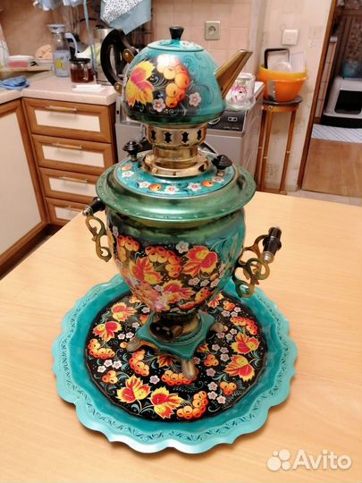 Самовар электрический расписной