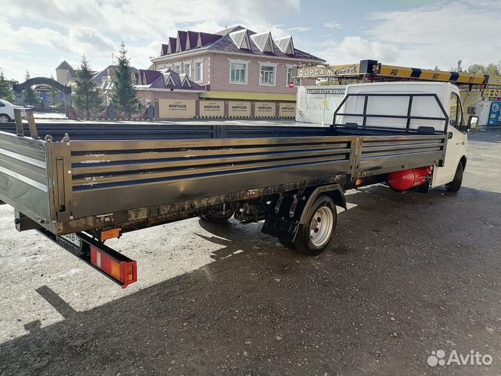 Грузоперевозки Газель 6м открытый борт