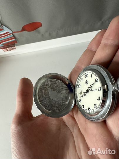 Часы карманные молния глухарь