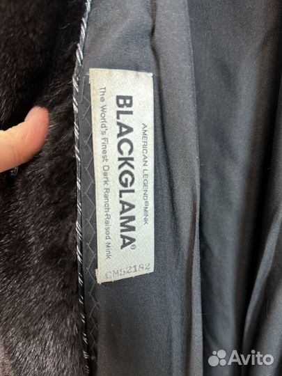 Шуба норковая Blackglama в пол 42/44/46