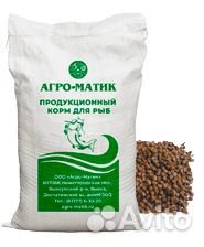 Комбикорм для рыб форель лосось 25 кг