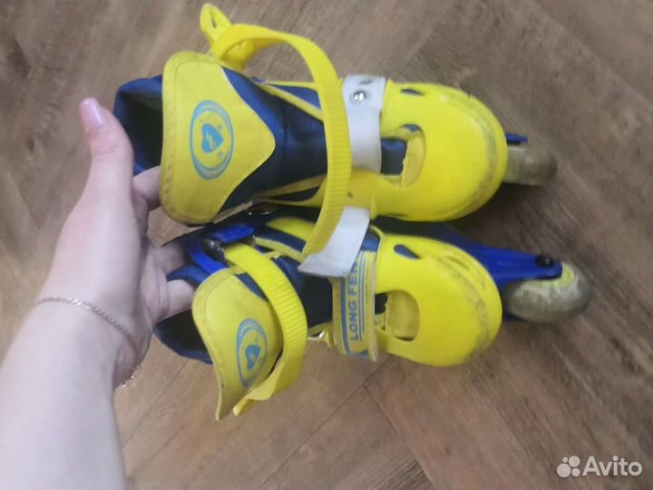 Роликовые коньки детские раздвижные