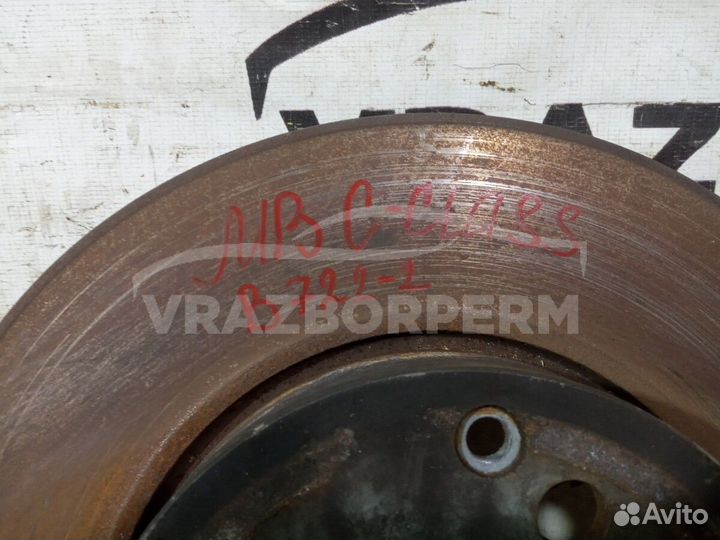 Диск тормозной передний Mercedes Benz C