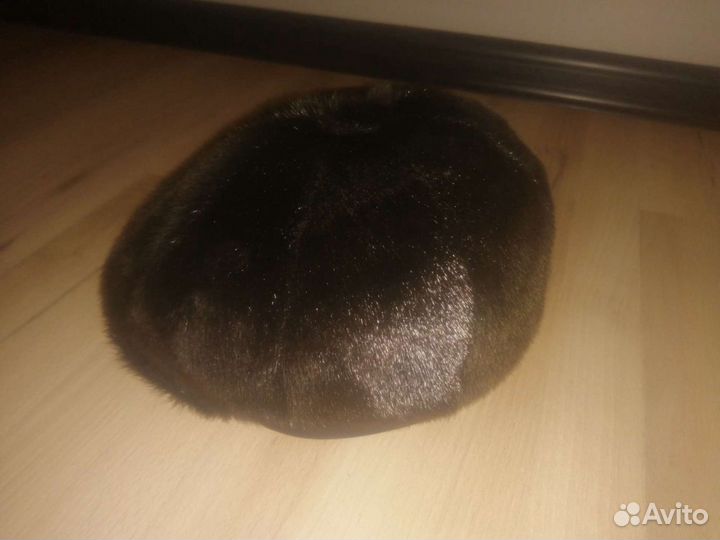 Меховая мужская кепка (мех натур-ный) 57см в окруж