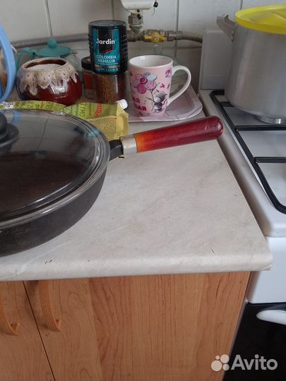 Чугунная сковорода с крышкой СССР