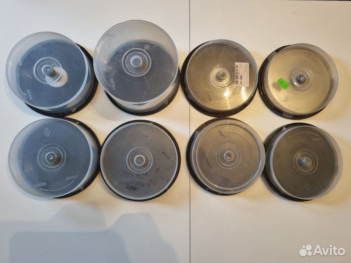 Круглые шпиндельные боксы для CD/DVD дисков