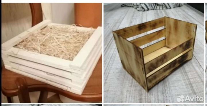 Деревянные ящички: вариант упаковки подарков