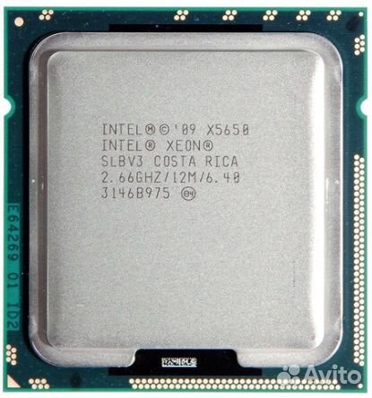 Процессор intel xeon x5650 lga 1366