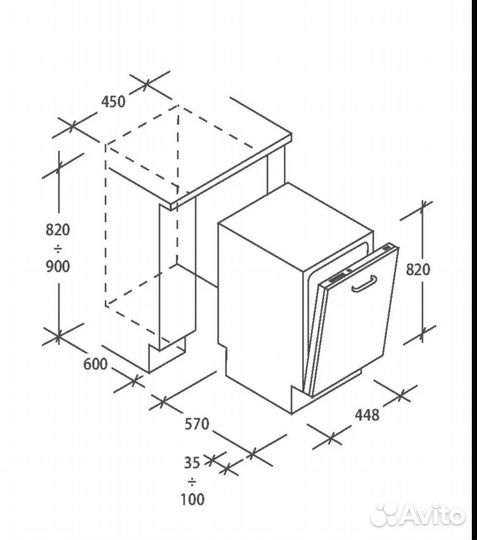 Посудомоечная машина Candy 45 см