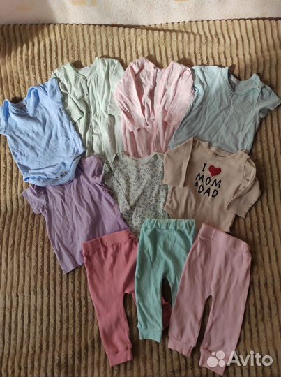 Пакет одежды для девочки 68-74
