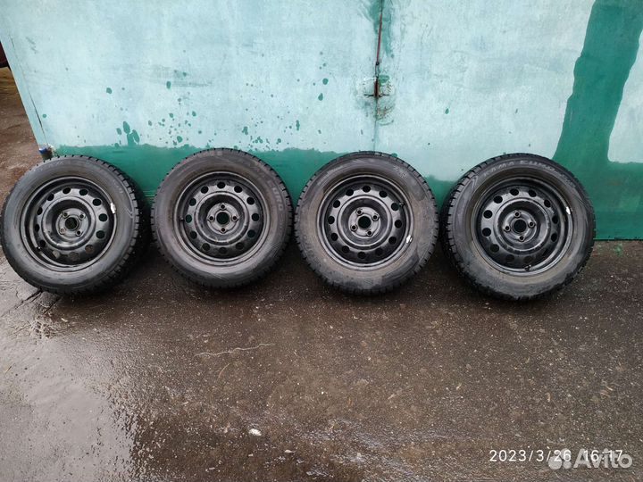 Колёса зима шипы Хендай Солярис, Киа Рио