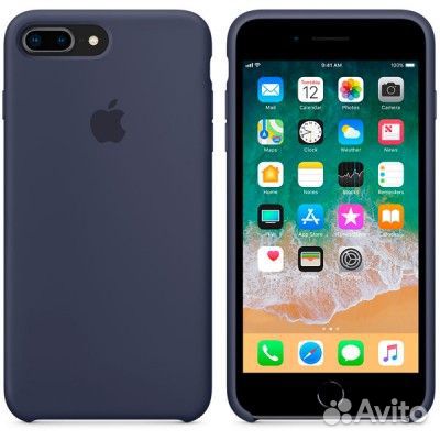 Чехол для iPhone 8+/7+/6S+ Silicone Deep Purple