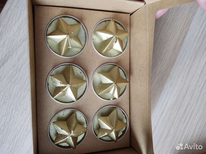 Свечи новогодние Zara