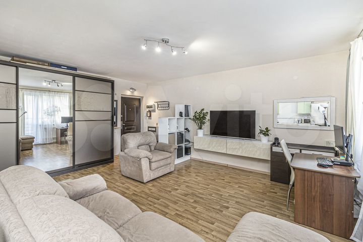 Квартира-студия, 41,4 м², 3/3 эт.