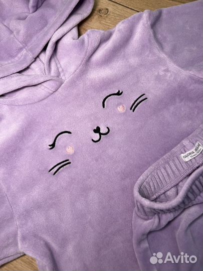 Флисовый костюм для малыша 80 р