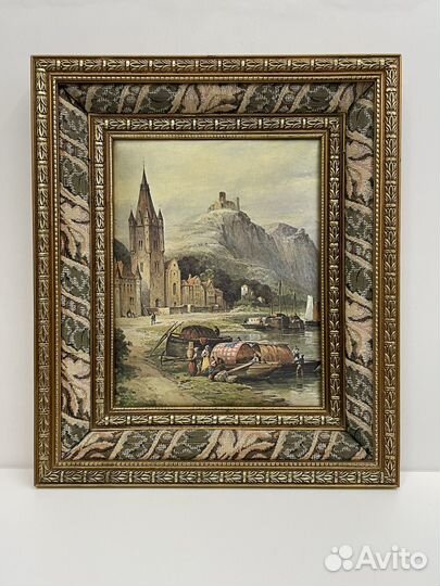 Картина шелкография, СССР. 