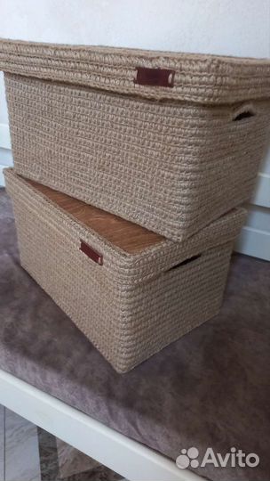 Корзина для хранения с крышкой