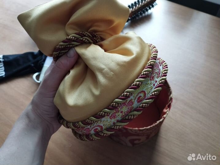 Текстильная шкатулка ручной работы