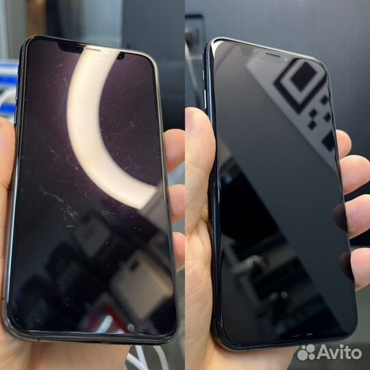 Полировка стекла iPhone Apple Watch Samsung