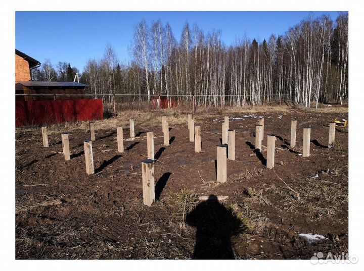 Сваи железобетонные (забивные)