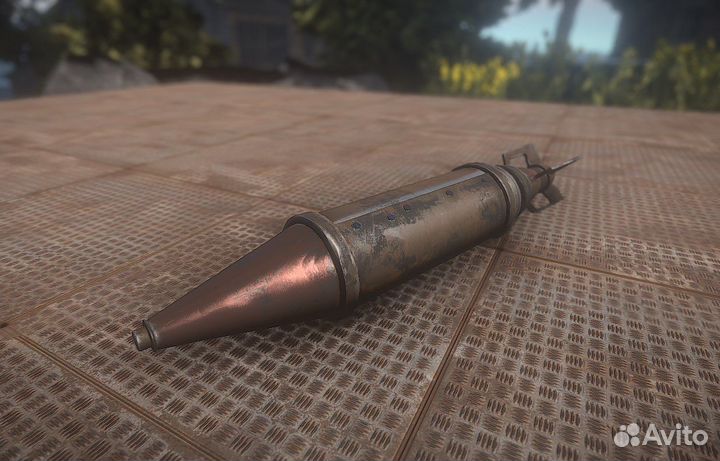 Модель ракеты из Rust