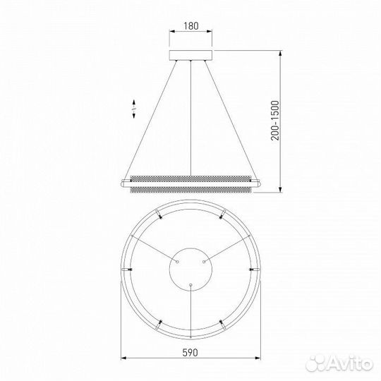 Светильник Eurosvet Imperio 90241/1 белый/ серебро SMART