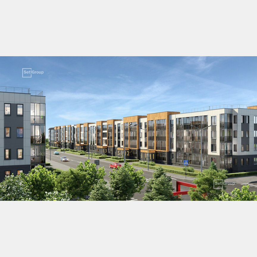 1-к. квартира, 34,1 м², 1/4 эт.