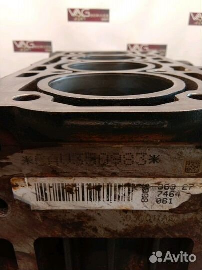 Голый блок цилиндров 1.4 CAV cava cavb tiguan