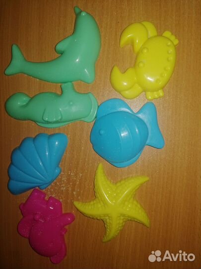 Кинетический песок для лепки и формочки