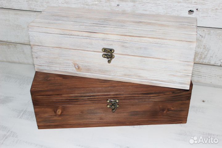 Короб деревянный подарочный