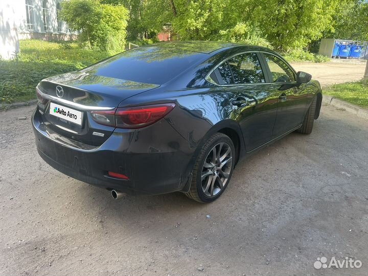 Mazda 6 2.5 AT, 2015, 107 000 км