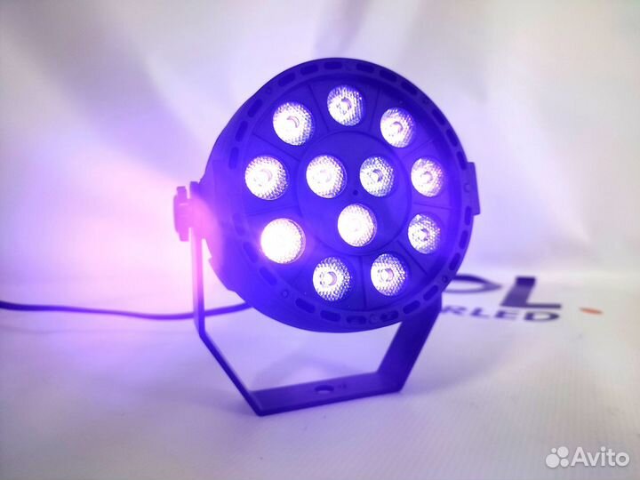 Прожектор ультрафиолетового свечения led par 12 UV