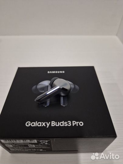Samsung galaxy buds3 pro silver (левый)