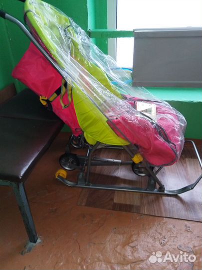 Детские санки коляска бу