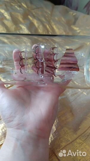 Коллекционный корабль в стеклянной бутылке Катти С