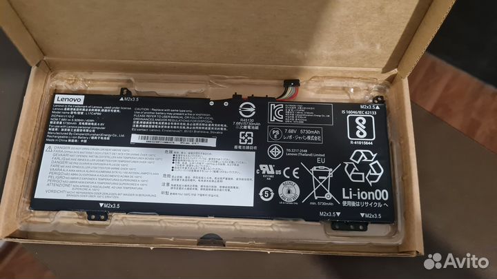 Аккумулятор lenovo 530-14aar износ 33%