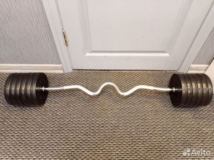 Штанга 45кг новая металл