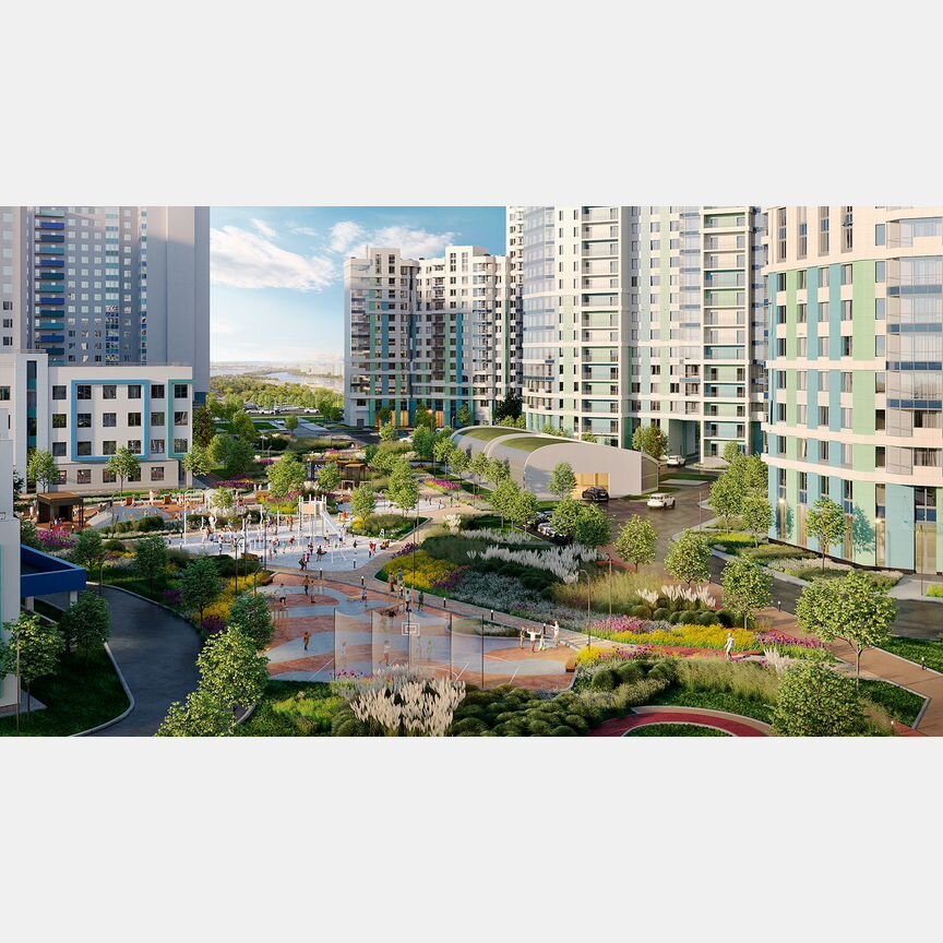 2-к. квартира, 57 м², 2/20 эт.