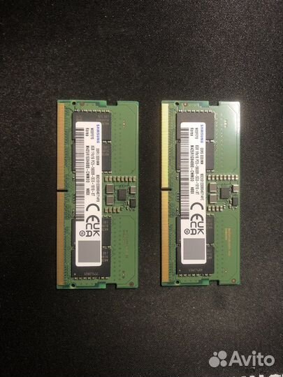 Samsung DDR5 sodim 8 гб 1Rx16 PC5-5600B-SC0-1010-X