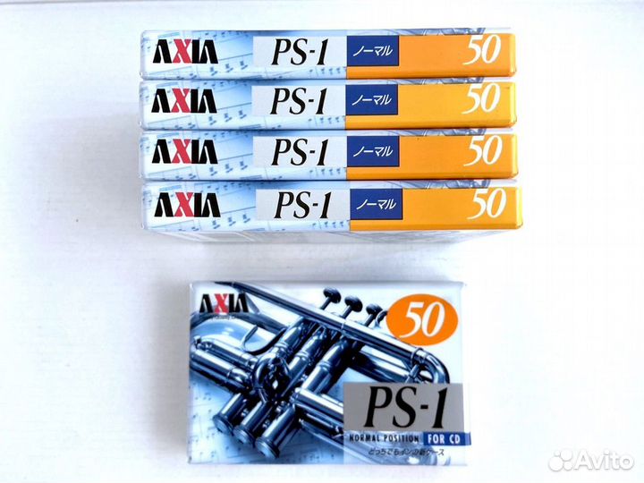 Аудиокассета кассета Axia (Fuji) PS-1 50 - 1996 г