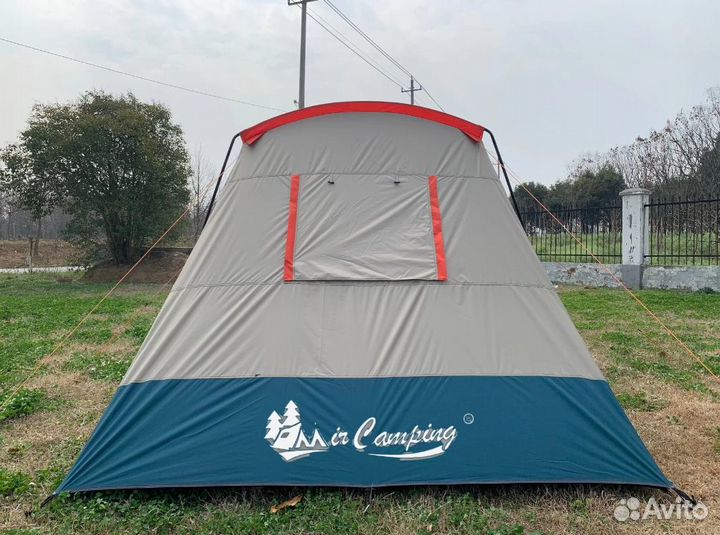Палатка 4 местная с большим тамбуром ART-019