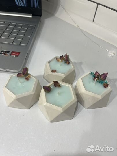 Ароматические соевые свечи ручной работы