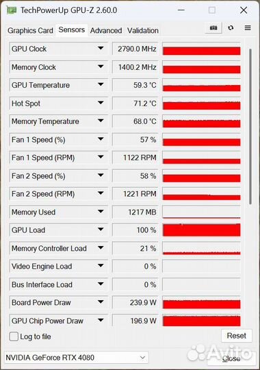 Видеокарта RTX 4080 16GB