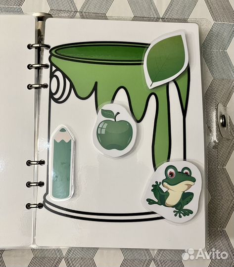 Развивашки на липучках цвета