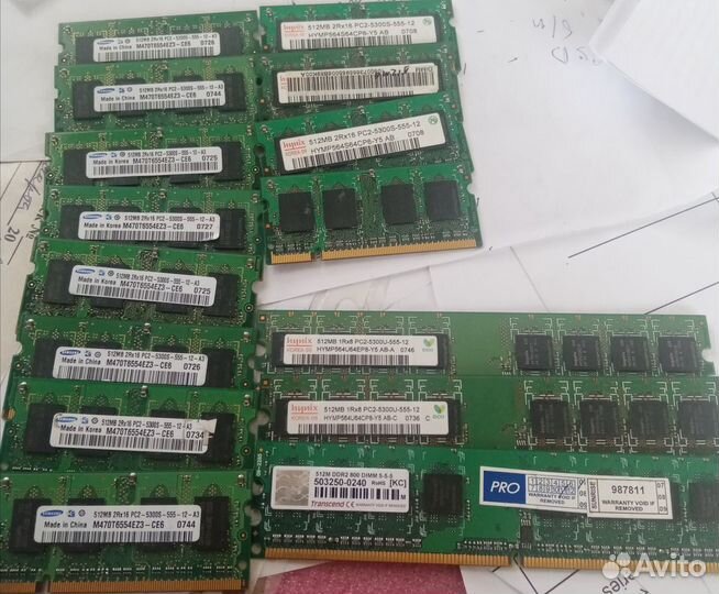Оперативаня память DDR2, DDR3, DDR4