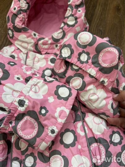 Зимний комбинезон для девочки 74