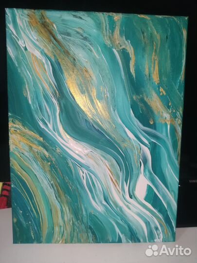Картина абстракция акрил